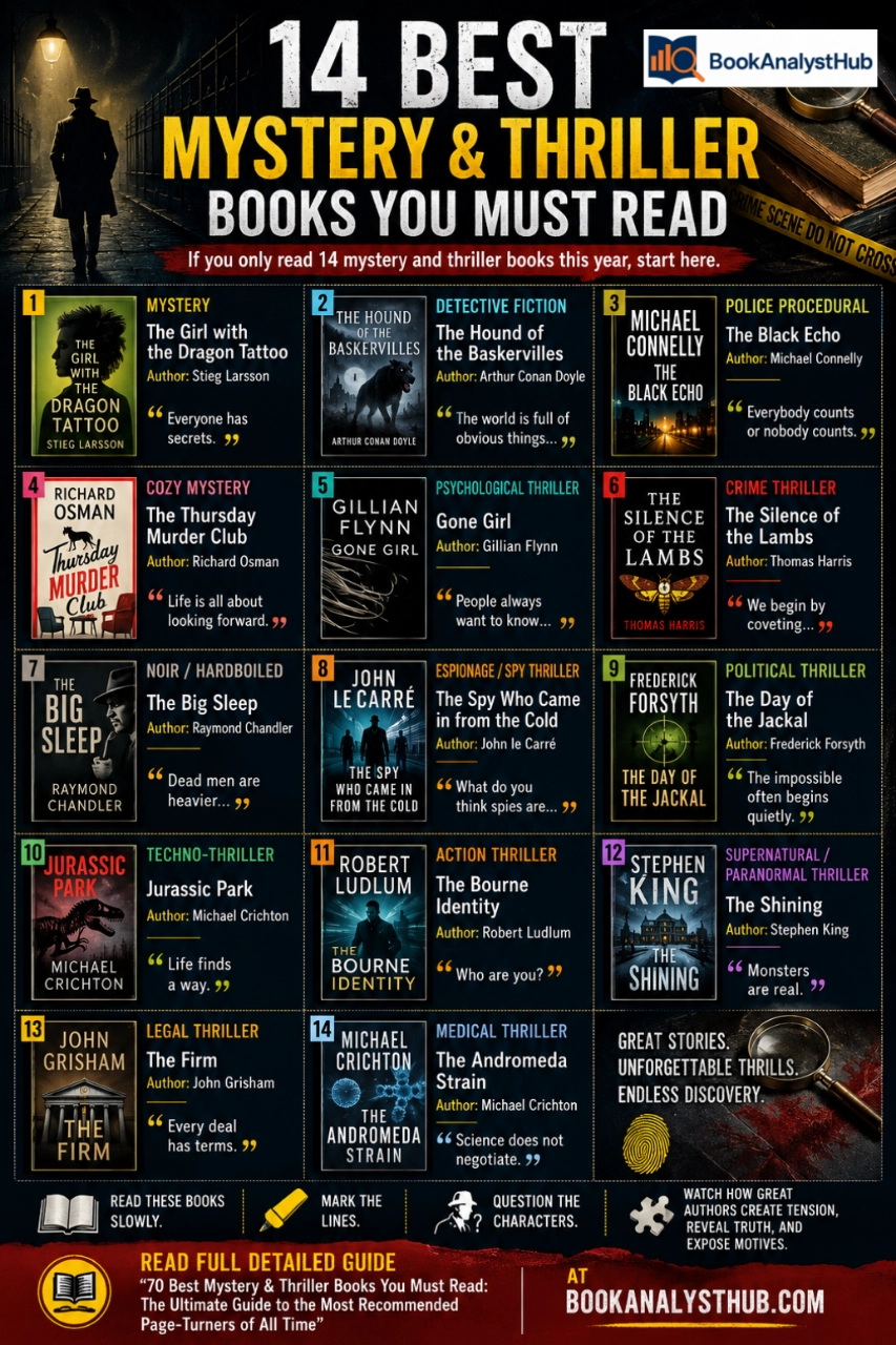 must read mystery and thriller books